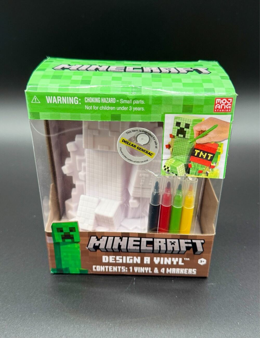 Minecraft Creeper TNT Design A Vinyl Craft Kit 95553 DIY Figure Markers NEW